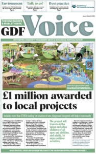 Front cover of Issue 5 of the GDF Voice